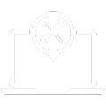 laptop and PC repair icon