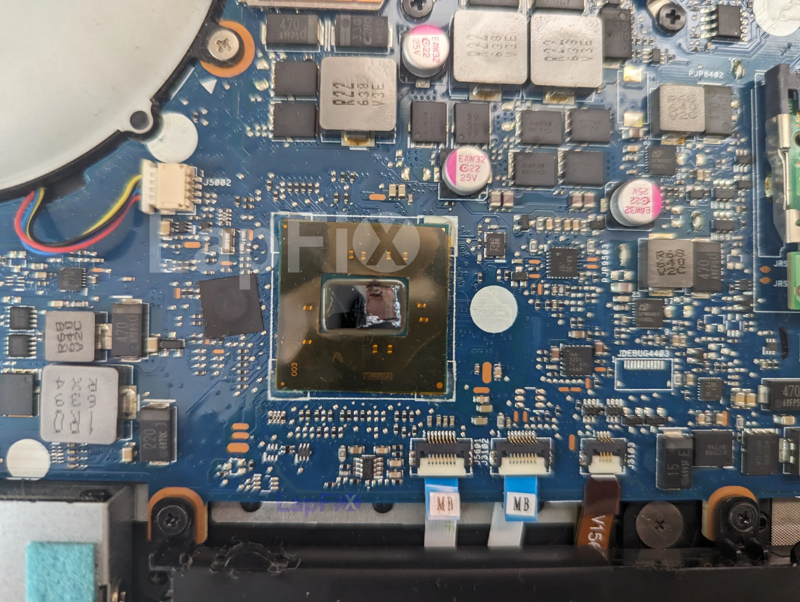 motherboard repair case study Dell XPS